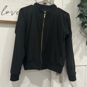 Albion Fit Black Bomber Jacket